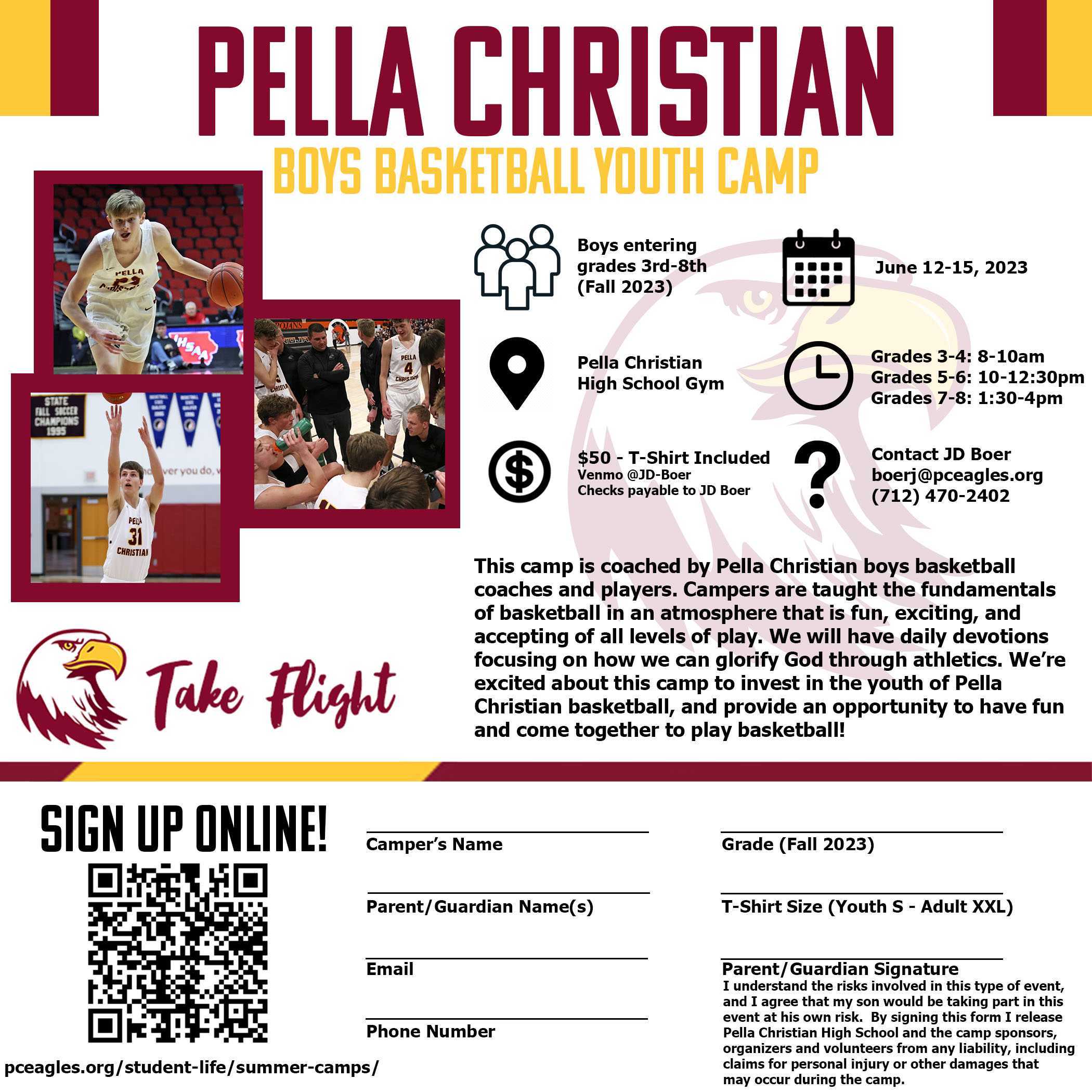 Summer Camps Pella Christian School